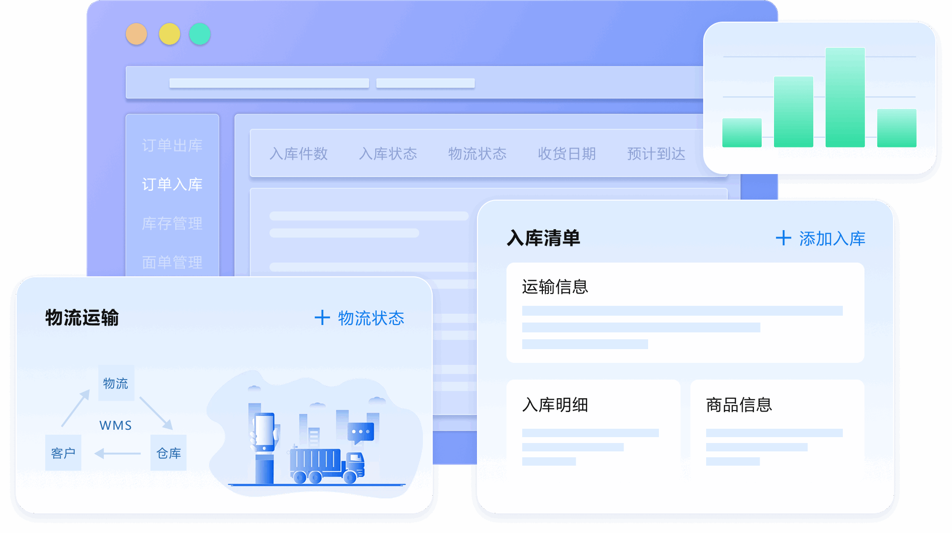 入库管理 warehouse WMS preview