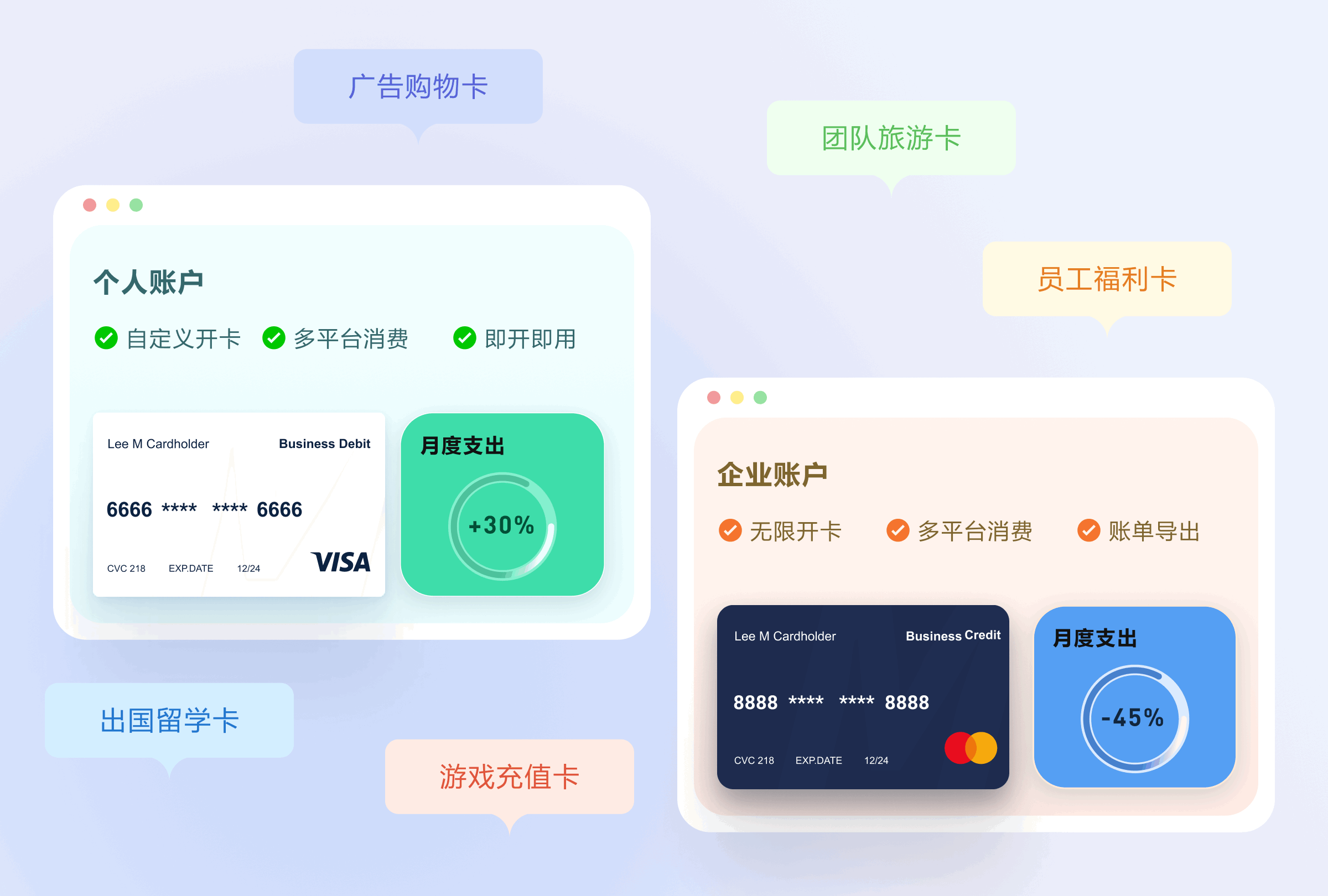 支持企业用户批量开卡 feature preview